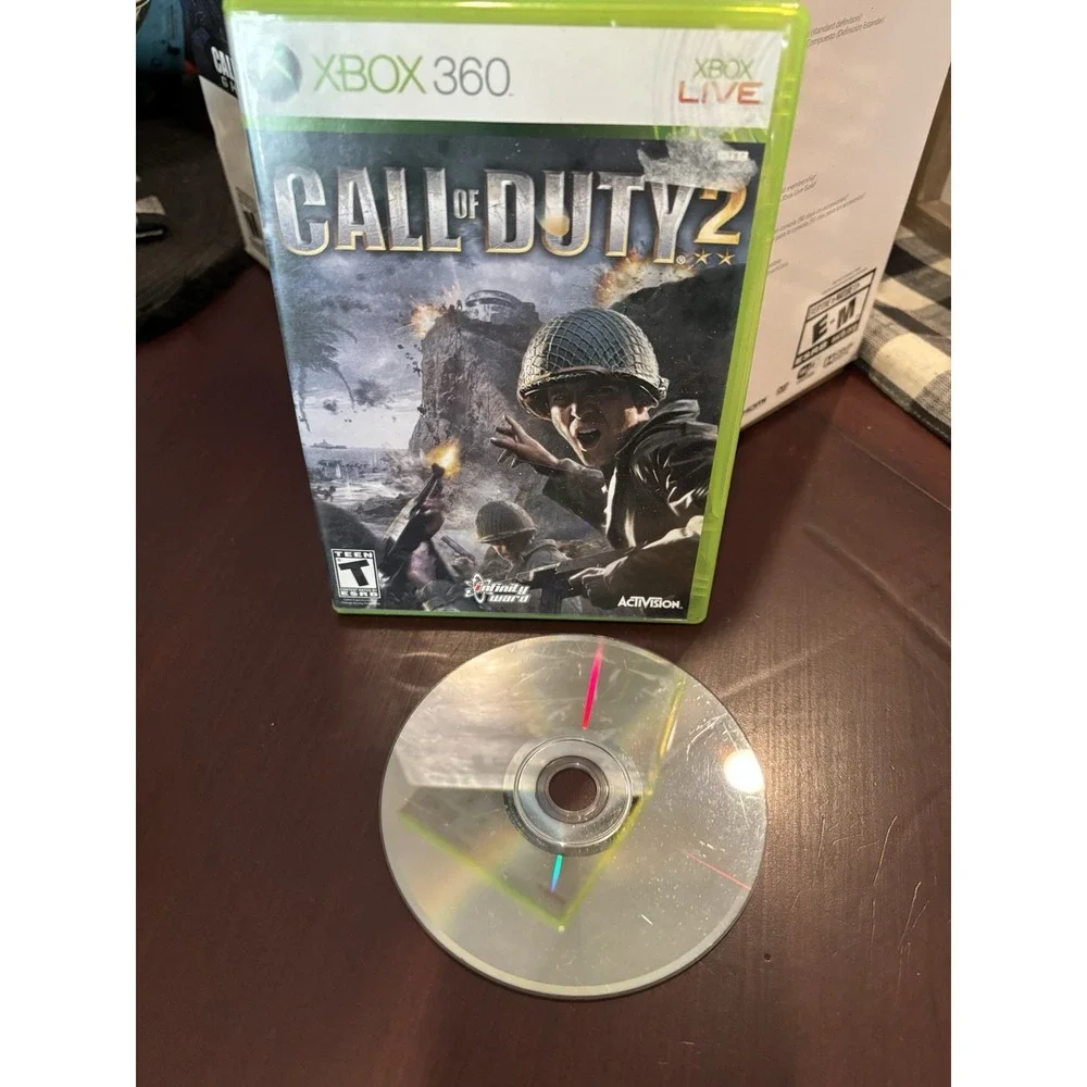 Call of Duty 2 (Xbox 360) CIB! Case, Inserts‎ & Game Have Been Well-cared For!
